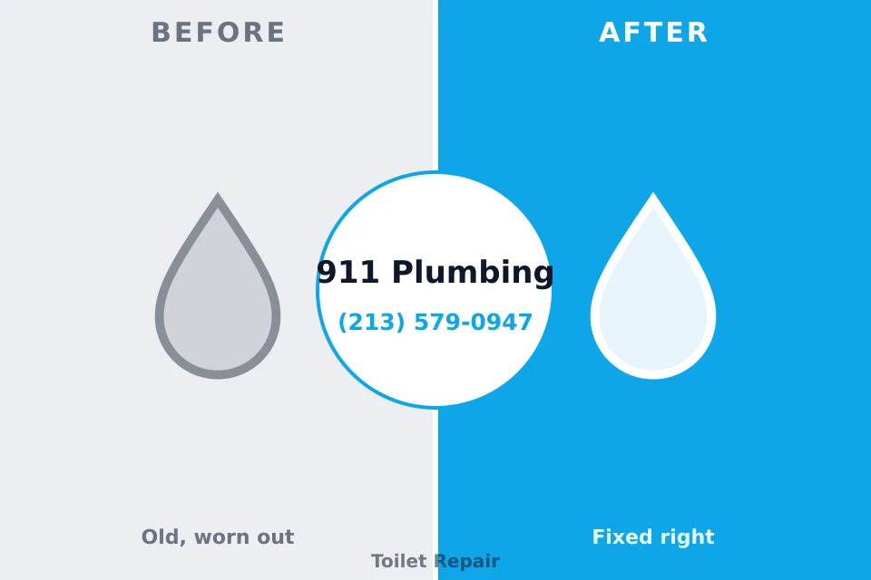 Before and after: plumbing company Tenaha, TX